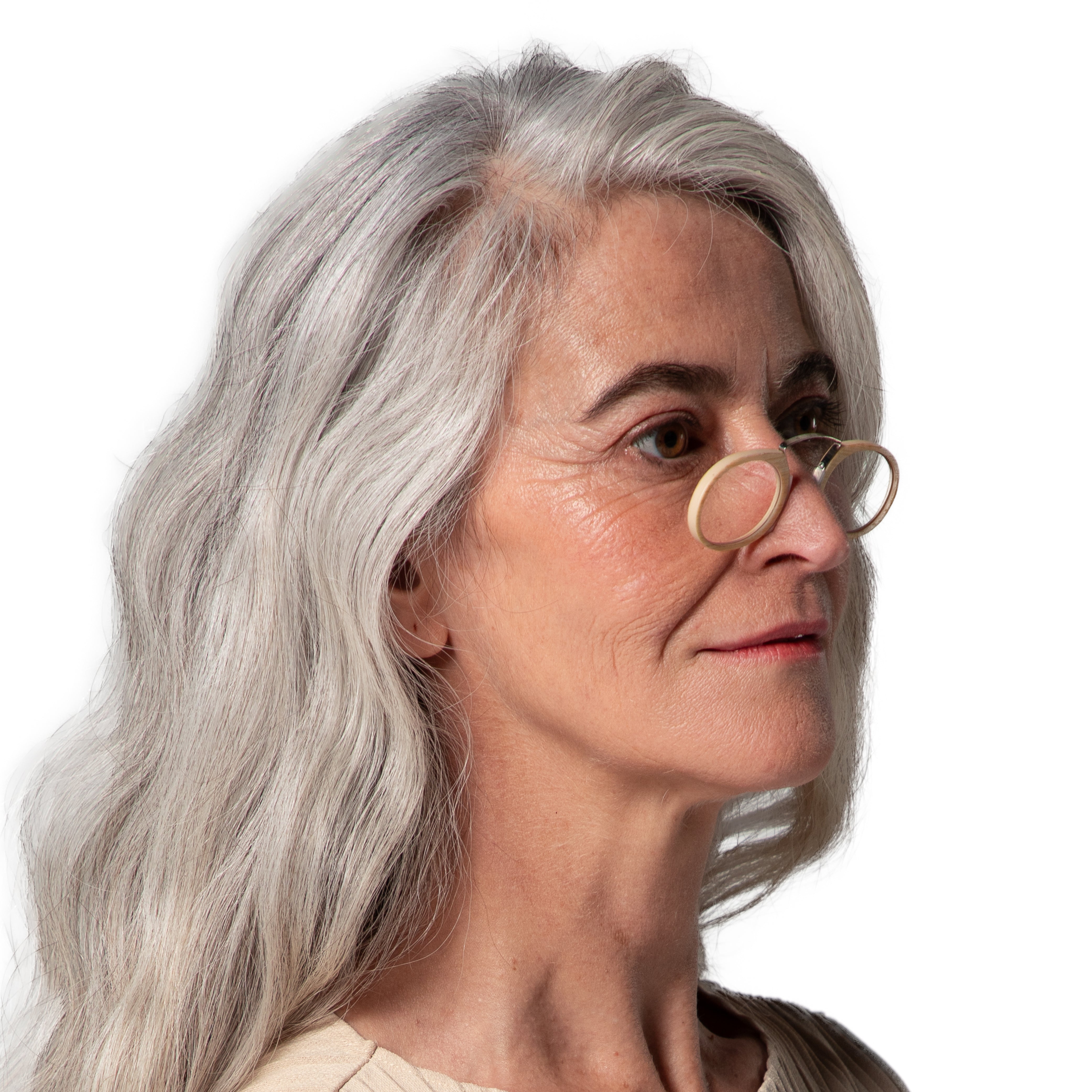 Lunettes sans branches en bois d'Orsay