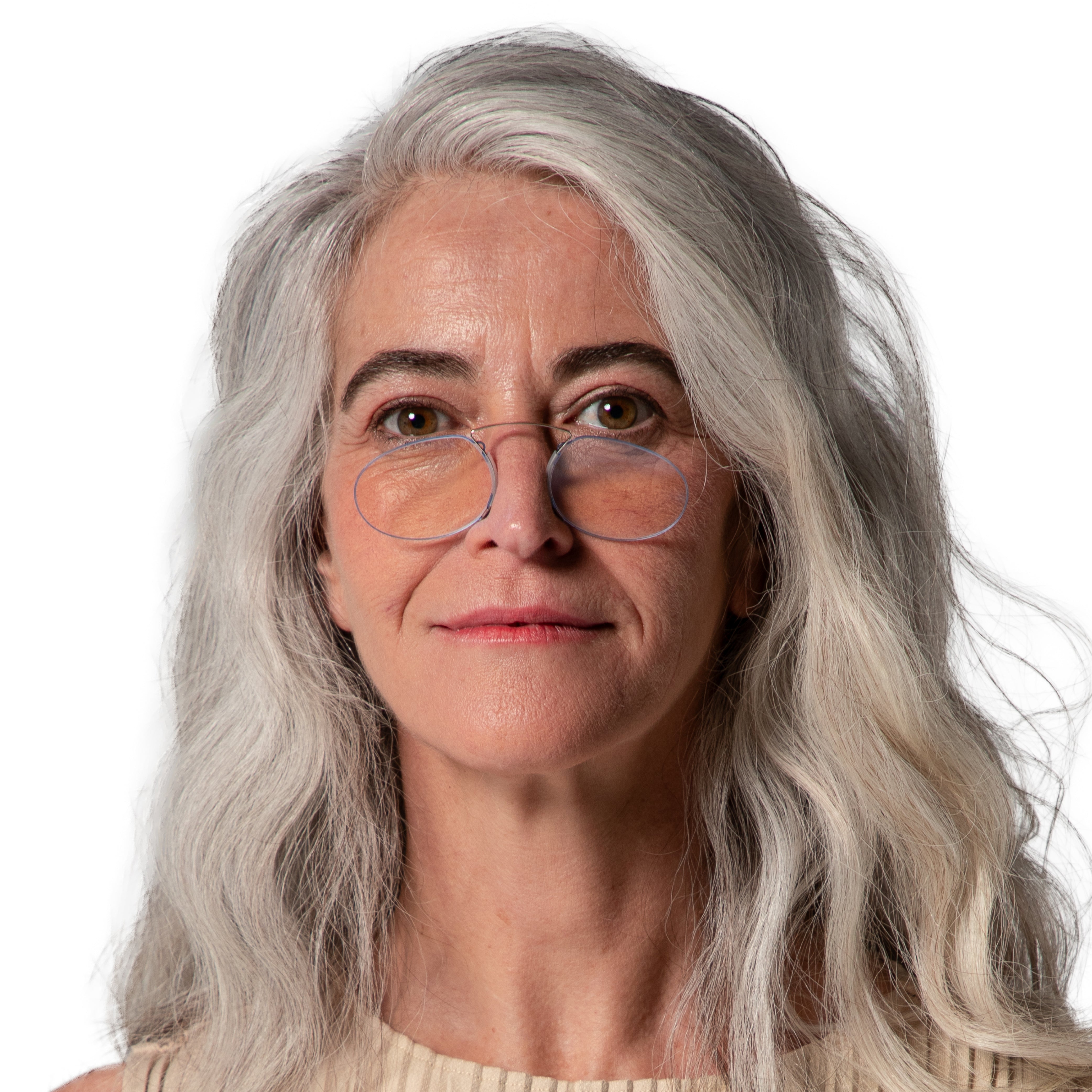 Louvre armless glasses