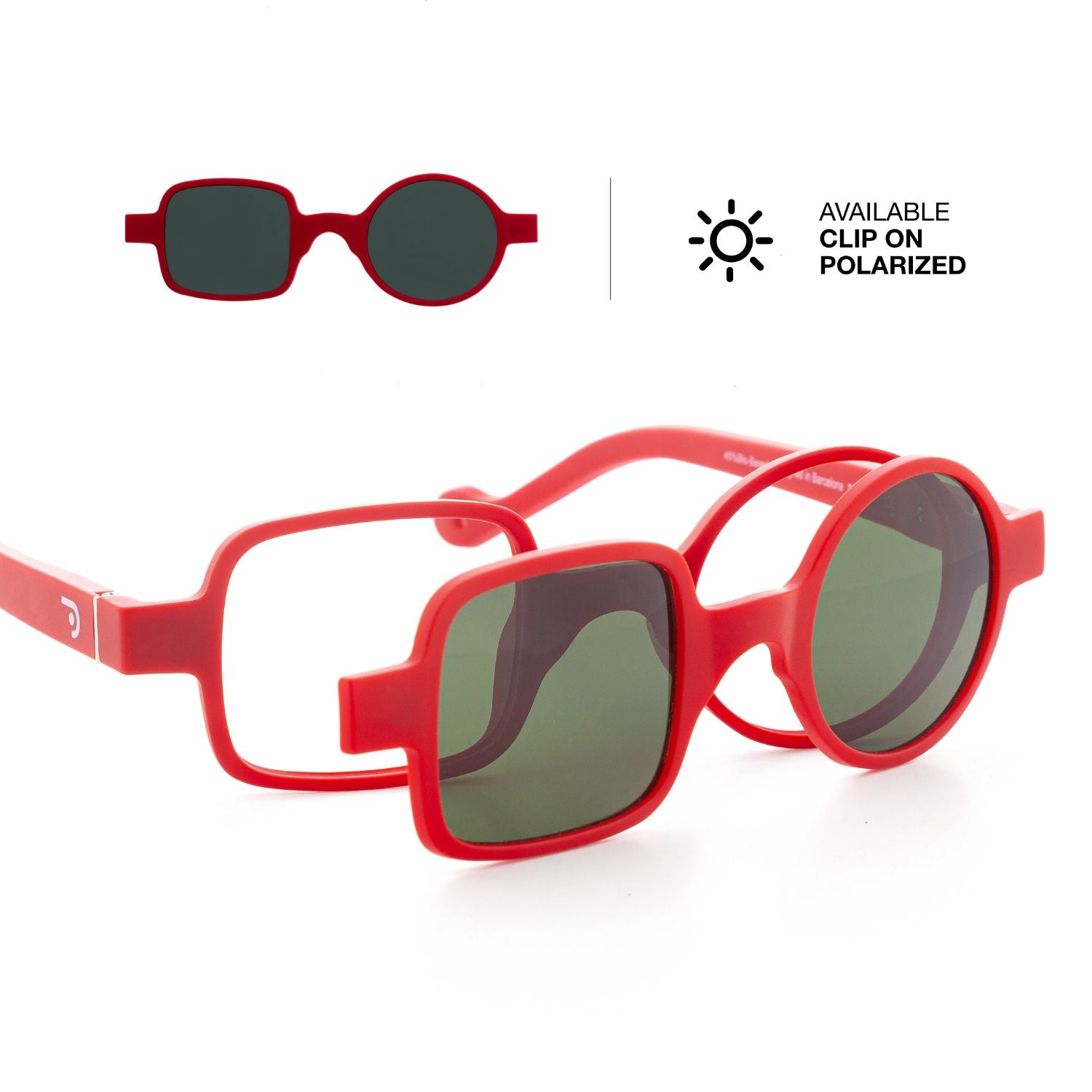 Dali Clip Solar Gafa Polarized Cherry