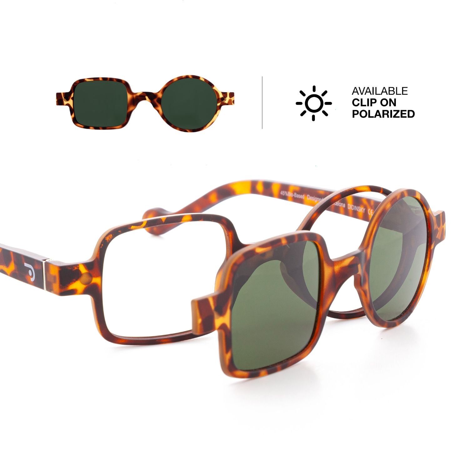 Dali Clip Solar Gafa Polarized Havana