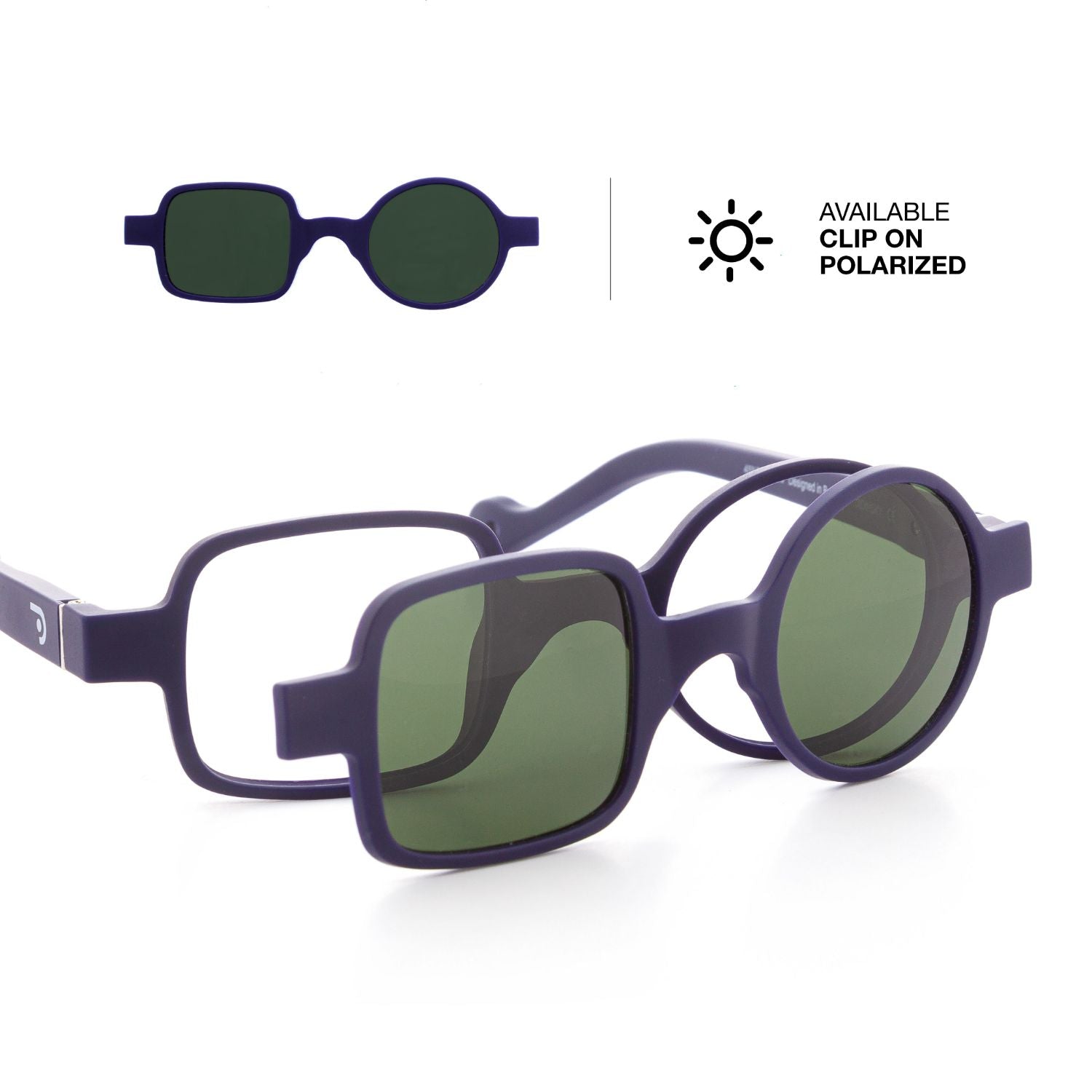 Dali Clip Solar Gafa Polarized Indigo