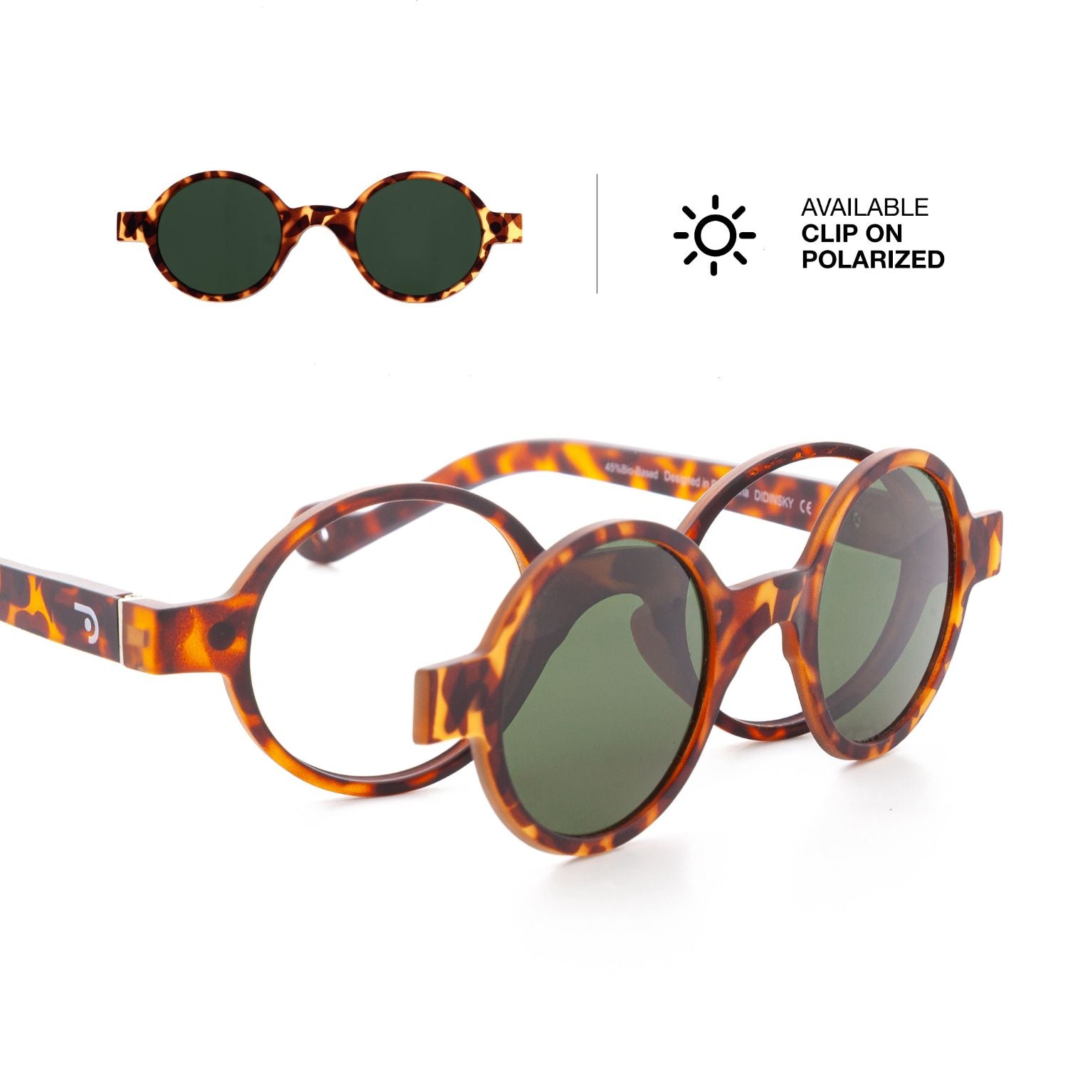 Hakone Clip Solar Gafa Polarized Havana