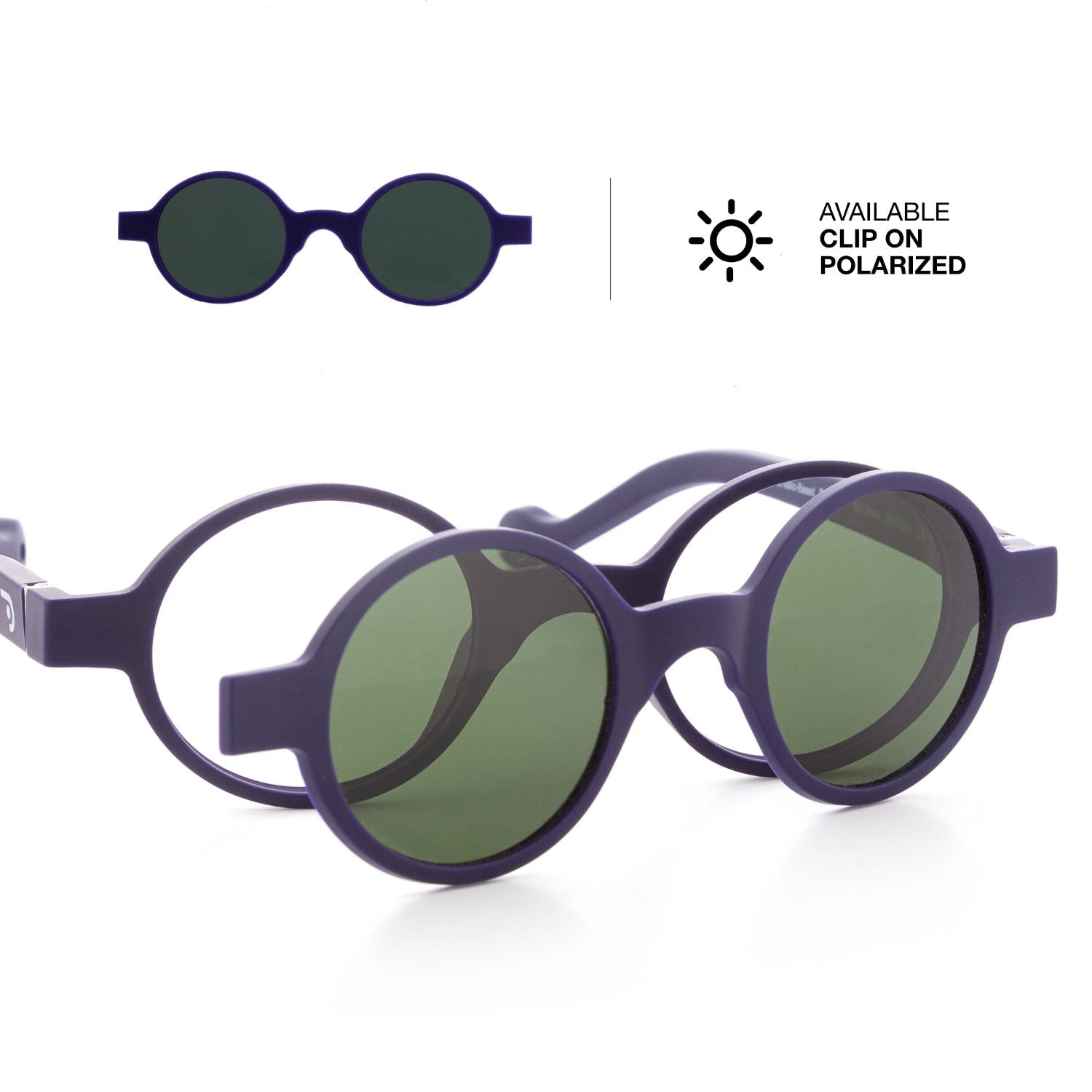 Hakone Clip Solar Gafa Polarized Indigo