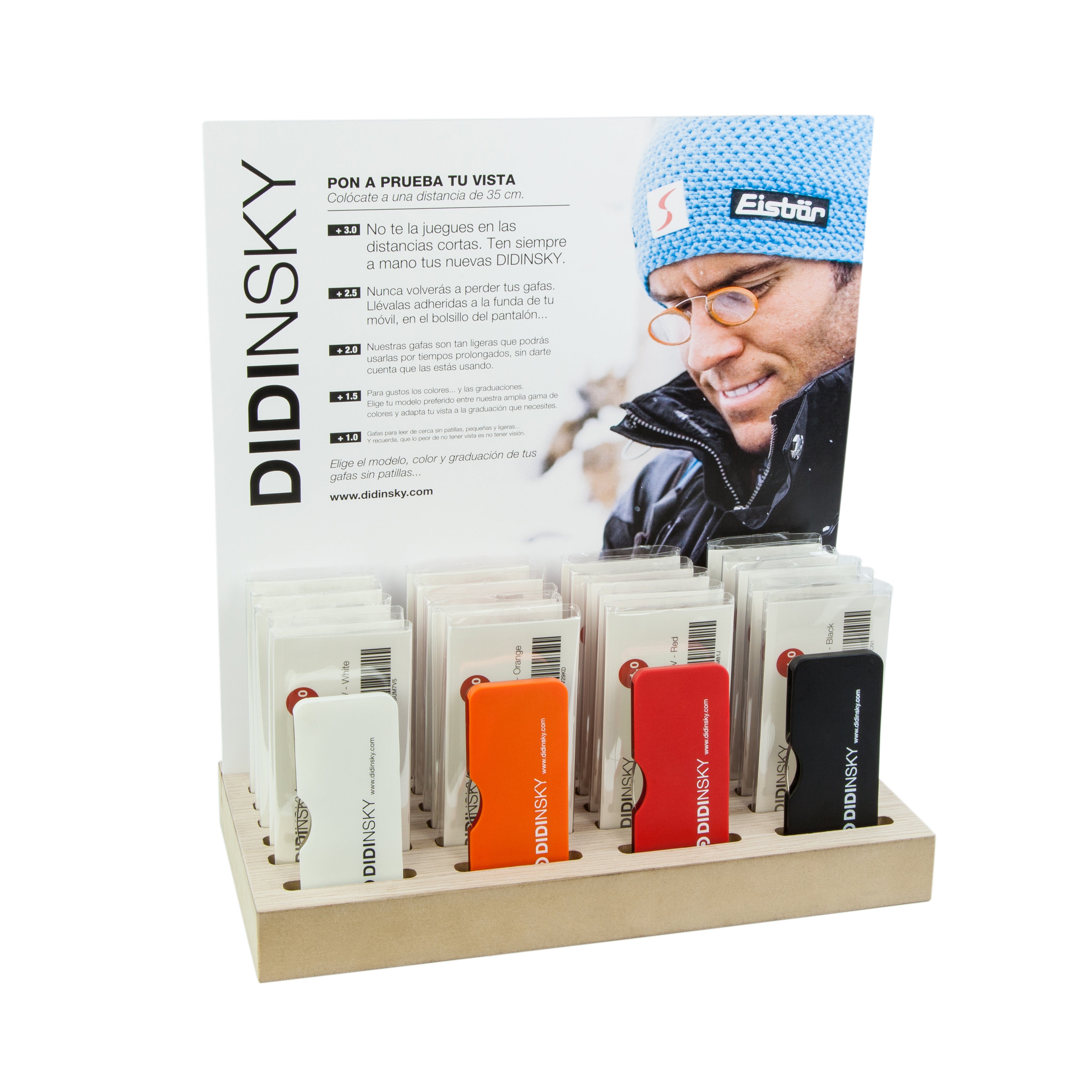 Glasses Armless Orsay expositor