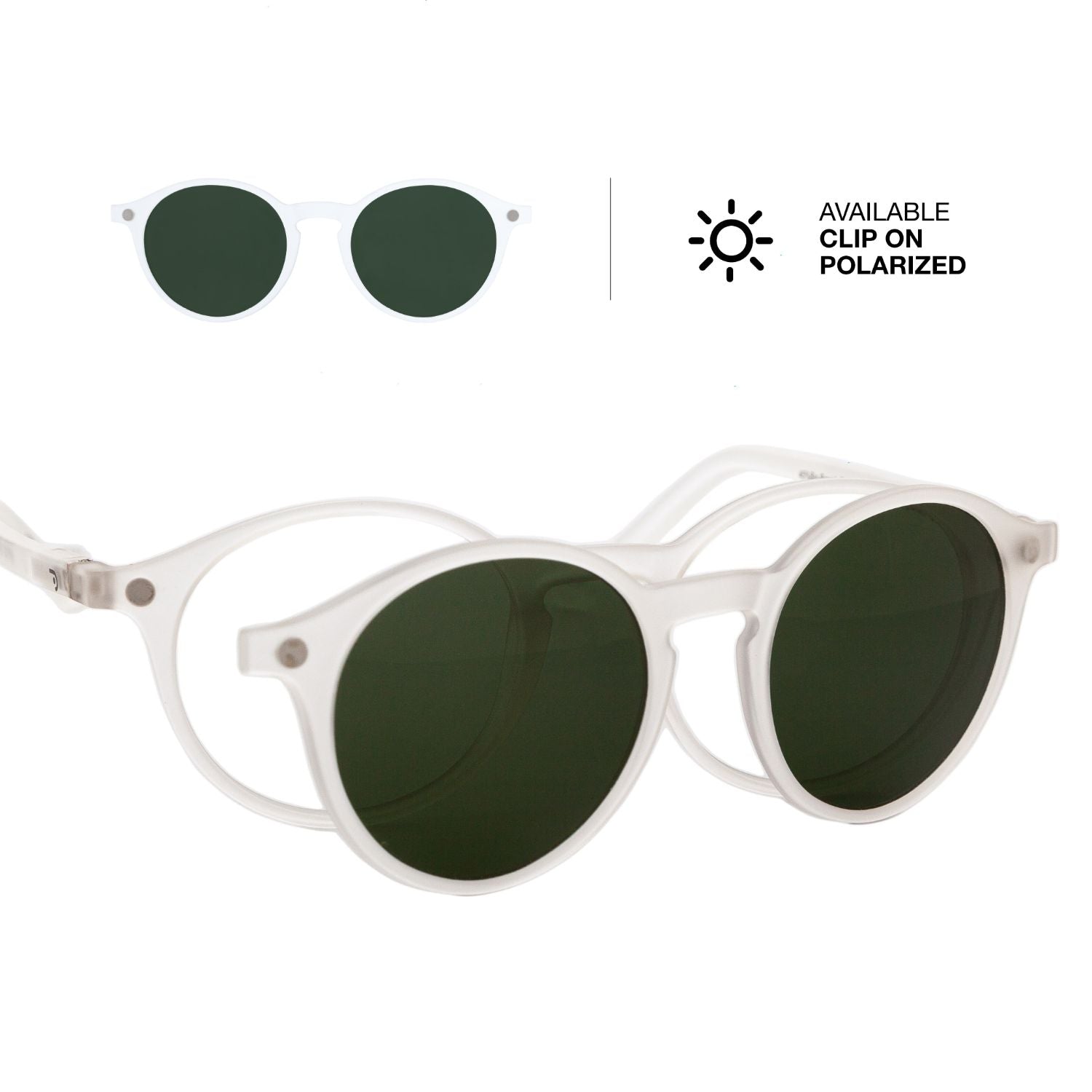 Uffizi Clip Solar Gafa Polarized Smoke