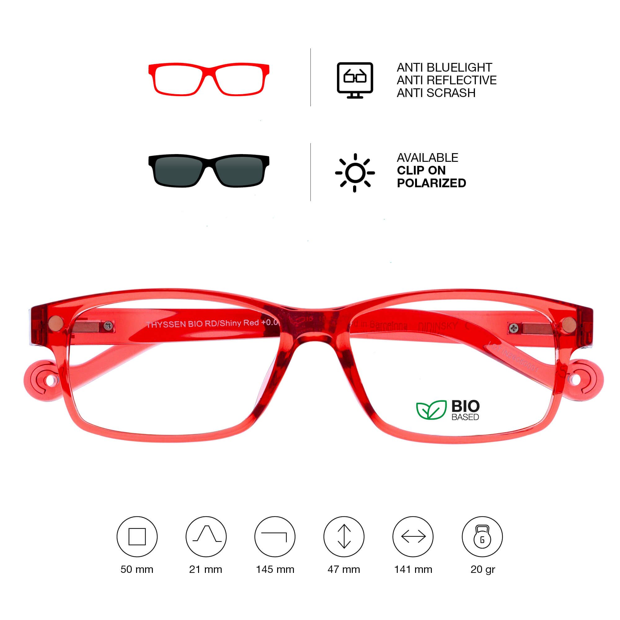 Lunettes de lecture Thyssen BIO