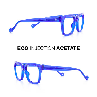 DiBritish Blue Glasses