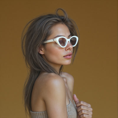 Mujer con Gafas Premium Collection